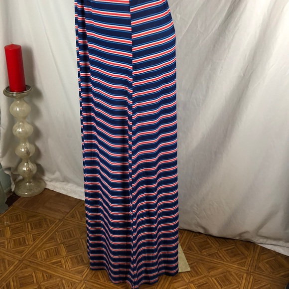 Blue/Red maxi Dress XLarge - Picture 5 of 6